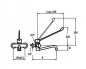 Preview: KWC Gastro Zweigriffmischer chrom AD150 +/- 15mm, A400, B35