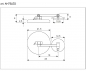 Preview: LED Kosmetikspiegel 220V, Ø 215 mm