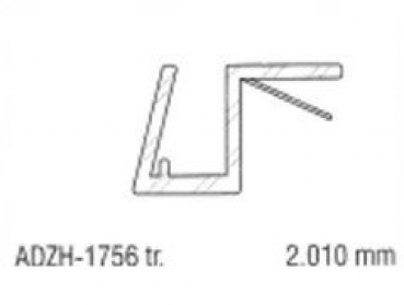 Duschkabinen Dichtleiste 1756 - 2000 mm