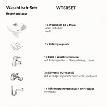 Waschtisch Set