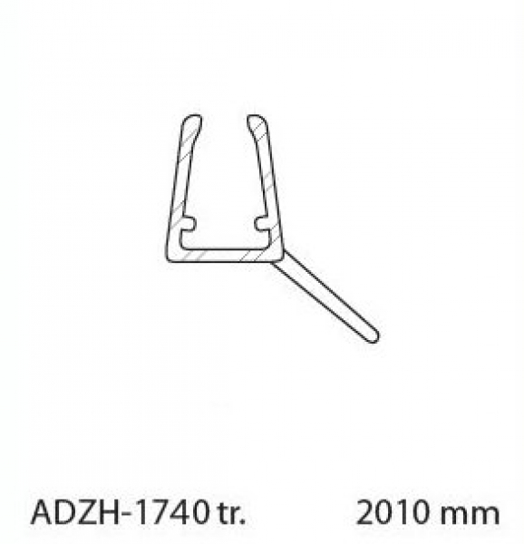 Duschkabinen Dichtleiste 1740 - 2000 mm (5 mm)