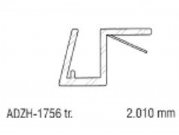 Duschkabinen Dichtleiste 1756 - 2000 mm