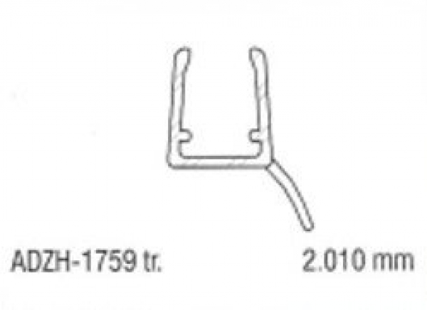 Duschkabinen Dichtleiste 1759 - 2000 mm