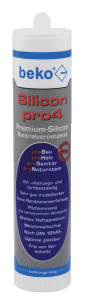 Pro4 Silicon - Dichtmasse hellbraun / buche-hell