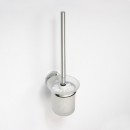 OMEGA WC - Bürstengarnitur mit Glasbehälter, Bürste weiß | OM151