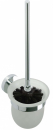 OMEGA WC - Bürstengarnitur mit Glasbehälter mit Bürste schwarz | OM151