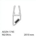 Duschkabinen Dichtleiste Magnetleiste 1745 - 2000 mm (5 mm)