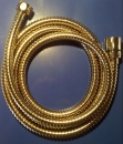 PERFECTA Metall-Brauseschlauch GOLD-farben 1500 mm