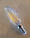 LED-Glühfadenkerze, 4W = 50W, E14